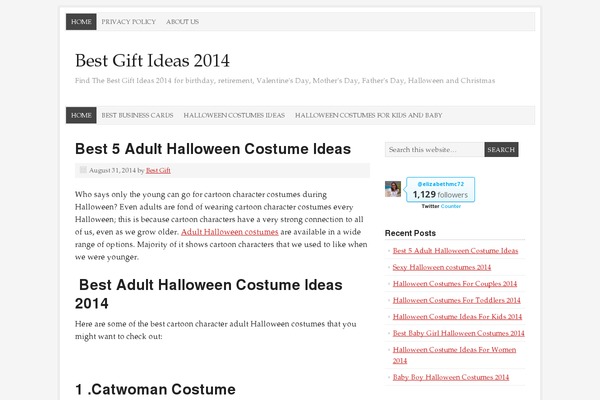 Prose theme site design template sample