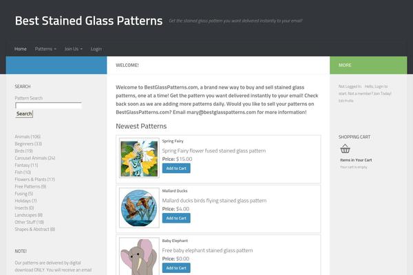Hueman theme site design template sample