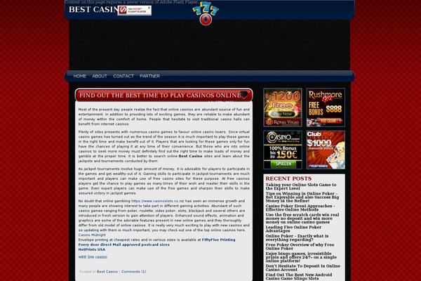 bestgocasino.com site used Sapphirecasino