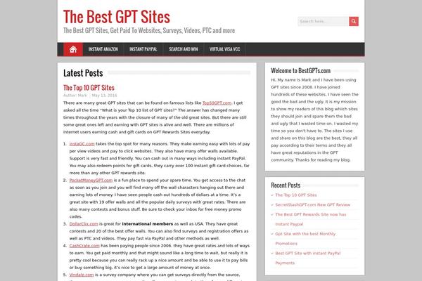 bestgpts.com site used Twenty Twelve