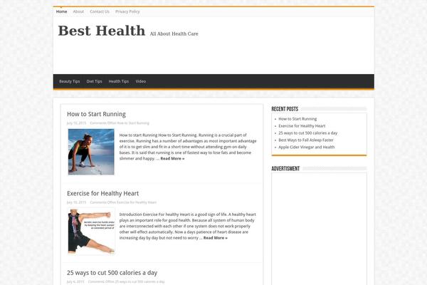 WordPress website example screenshot