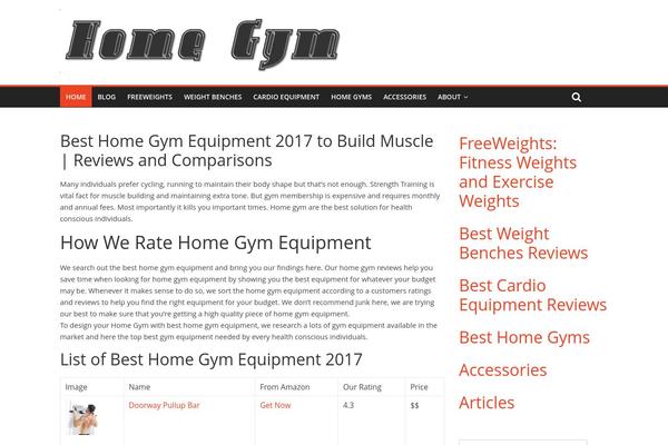 MesoColumn theme site design template sample