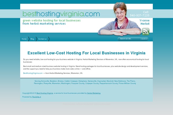 WordPress website example screenshot