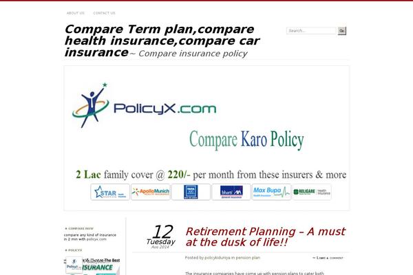 WordPress website example screenshot