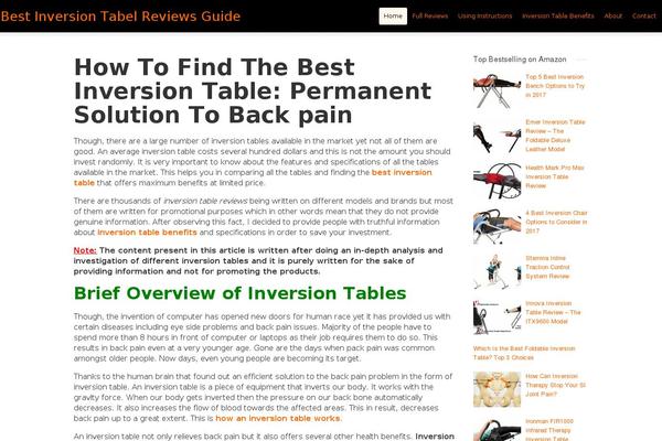 bestinversiontablereviewss.com site used Inversion