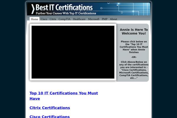 bestitcertifications.org site used Clickbump
