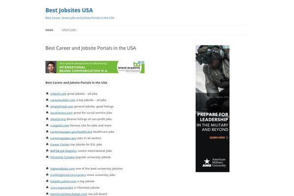 Twenty Twelve theme site design template sample