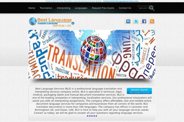 bestlanguageservices.com site used Boldy