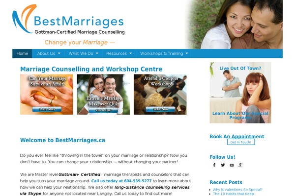 bestmarriages.ca site used Best-marriages
