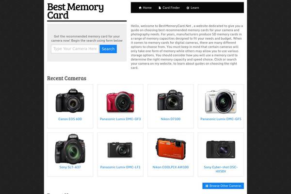 bestmemorycard.net site used Memcard2