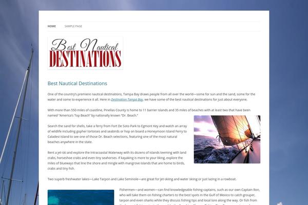 bestnauticaldestinations.com site used Twenty Twelve
