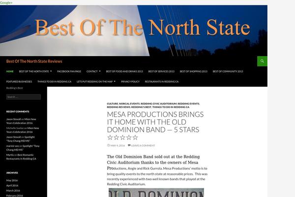 Twenty Fourteen theme site design template sample