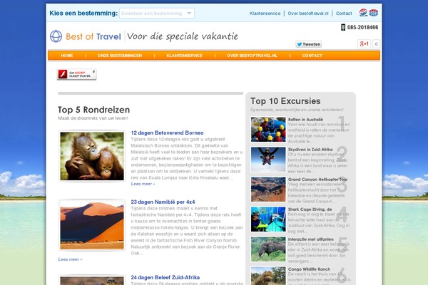 WordPress website example screenshot