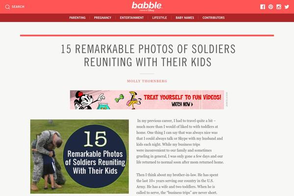 bestoftrue.com site used Babble-v2-theme