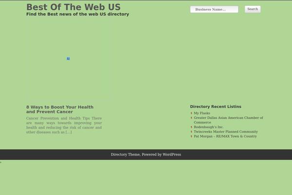 ListingHive theme site design template sample