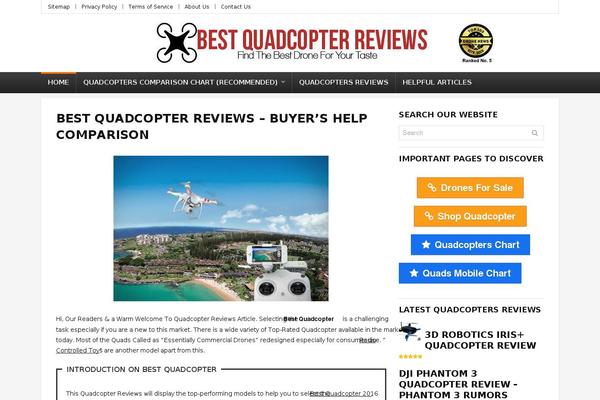 bestquadcoptersreviews.com site used News Portal