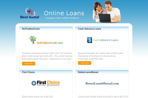bestratedloansforpeoplewithbadcredit.com site used Bestloan