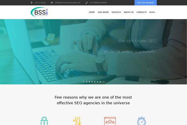 Seo-business theme site design template sample