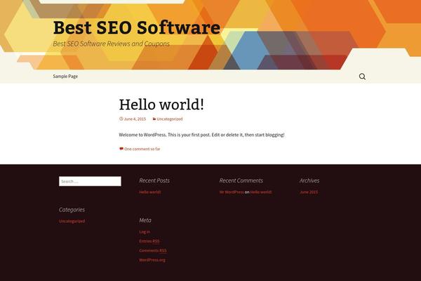 Twenty Thirteen theme site design template sample