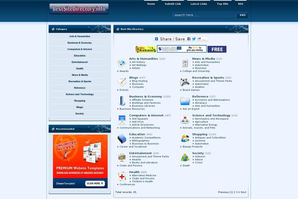 bestsitedirectory.info site used Justfreestuff