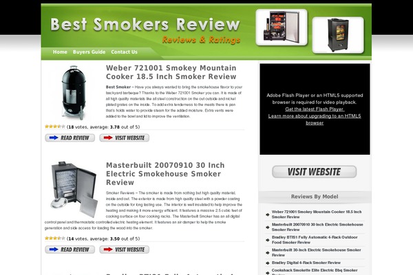 bestsmokersreview.com site used Cleanreviews