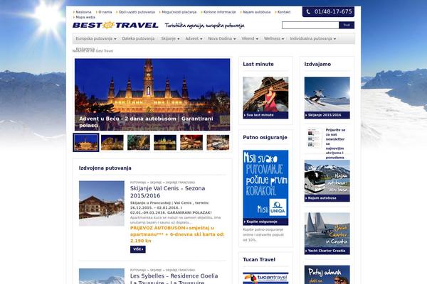 besttravel.hr site used Besttravel