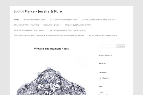 bestvintageengagementrings.net site used Twenty Twelve