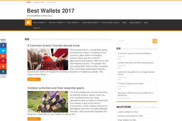 WordPress website example screenshot