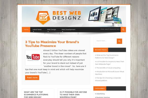 bestwebdesignz.com site used BiscayaLite