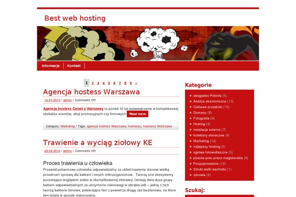 bestwebhosting.pl site used Divogue
