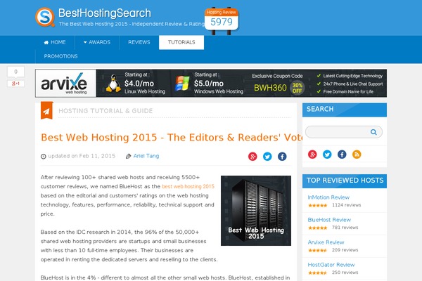 bestwebhosting2014.net site used Bluemist