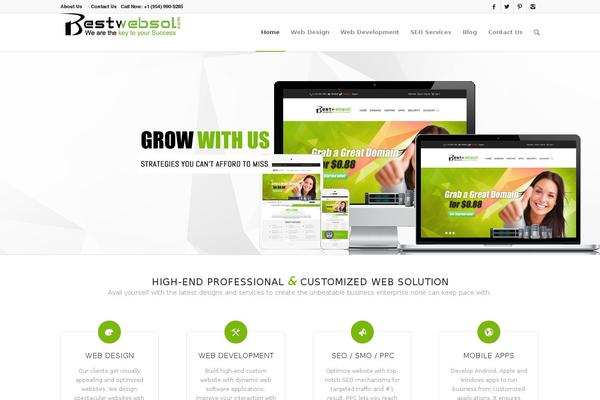 WordPress website example screenshot