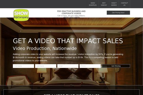 WordPress website example screenshot