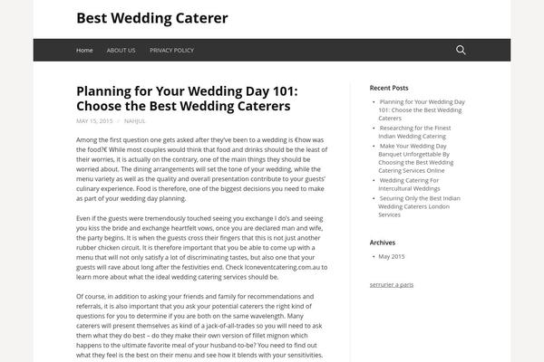bestweddingcaterer.info site used First