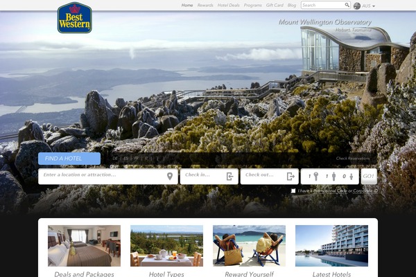 bestwestern theme websites examples