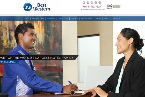 bestwesterncolombo.com site used Bluebell