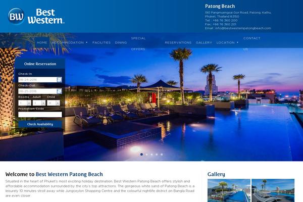 bestwesternpatongbeach.com site used Bwt