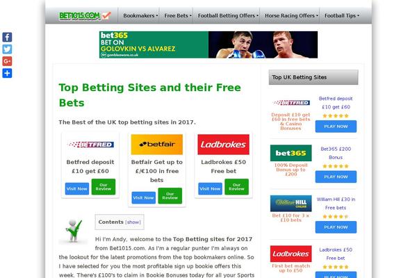 bet1015.com site used Iconic One Pro