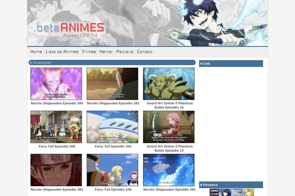 beta-animes.com site used Beta-animes