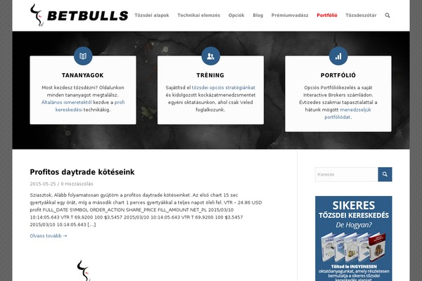 betbulls.hu site used Betbull