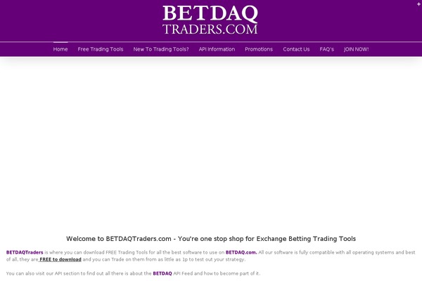 betdaqtraders.com site used Cherry Framework