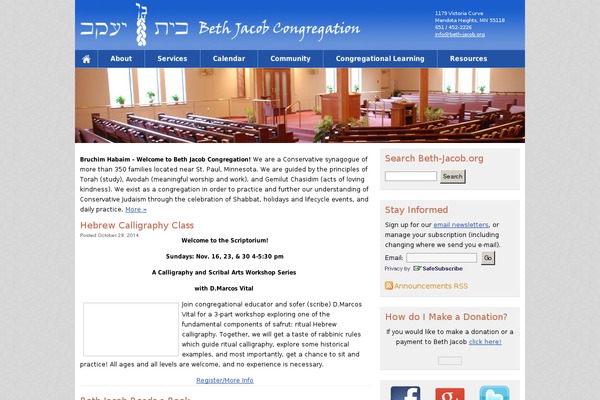 beth-jacob.org site used Bjcong