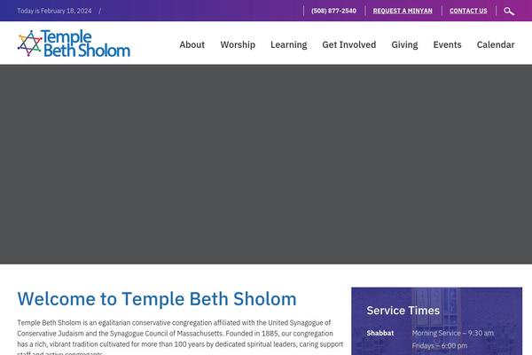 beth-sholom.org site used Bethsholom