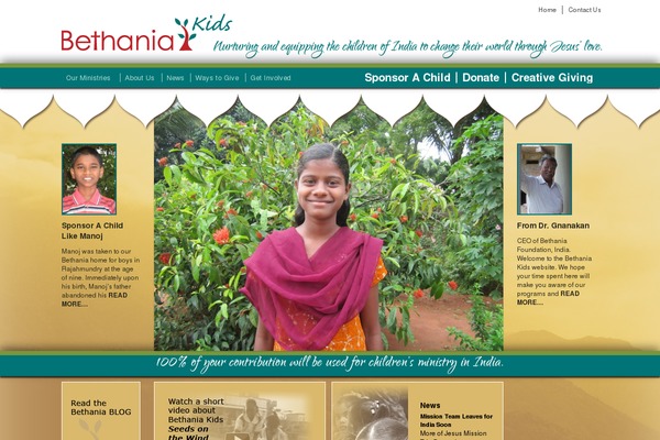 bethaniakids.org site used Bethania-2012