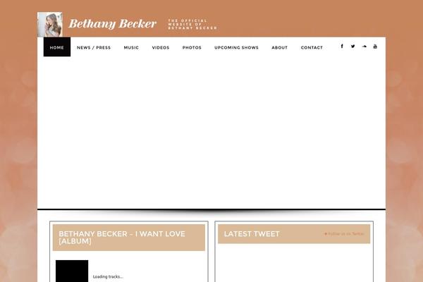 bethanybecker.com site used Bethanybecker