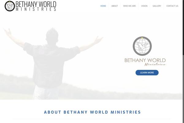 Bethany theme site design template sample