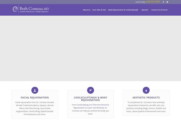 Enfold theme site design template sample