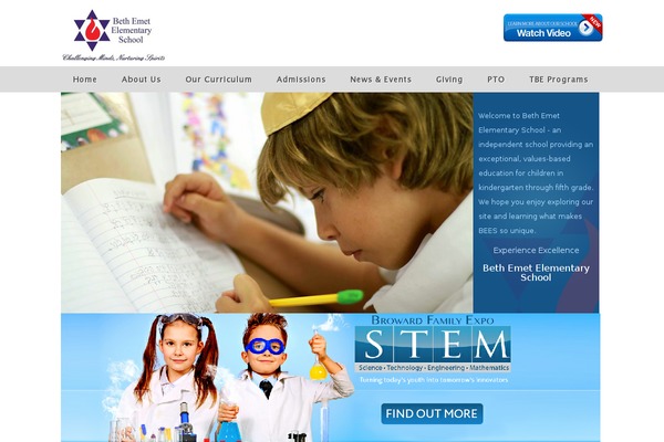 WordPress website example screenshot