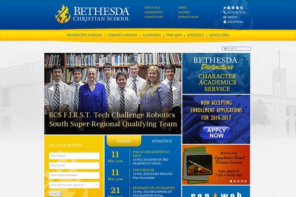 bethesdachristianschool.org site used Ardent-elements