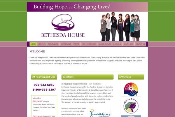 bethesdahouse.ca site used Fundraiser